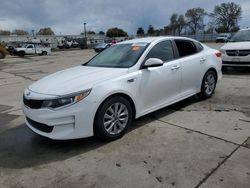 Salvage cars for sale at Sacramento, CA auction: 2016 KIA Optima LX