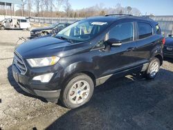 Salvage cars for sale at Spartanburg, SC auction: 2018 Ford Ecosport SE