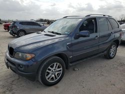 BMW salvage cars for sale: 2005 BMW X5 3.0I