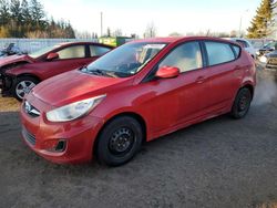 Salvage cars for sale at Bowmanville, ON auction: 2013 Hyundai Accent GLS