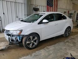 Salvage cars for sale at Mcfarland, WI auction: 2017 Chevrolet Sonic Premier