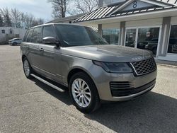 Salvage cars for sale at North Billerica, MA auction: 2018 Land Rover Range Rover HSE