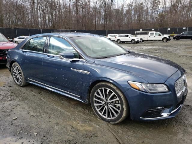 2018 Lincoln Continental Select