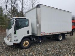 Salvage trucks for sale at West Warren, MA auction: 2018 Isuzu NPR BOX Truck