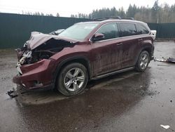 Toyota Highlander salvage cars for sale: 2016 Toyota Highlander Limited