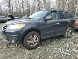 Salvage cars for sale at Waldorf, MD auction: 2011 Hyundai Santa FE GLS