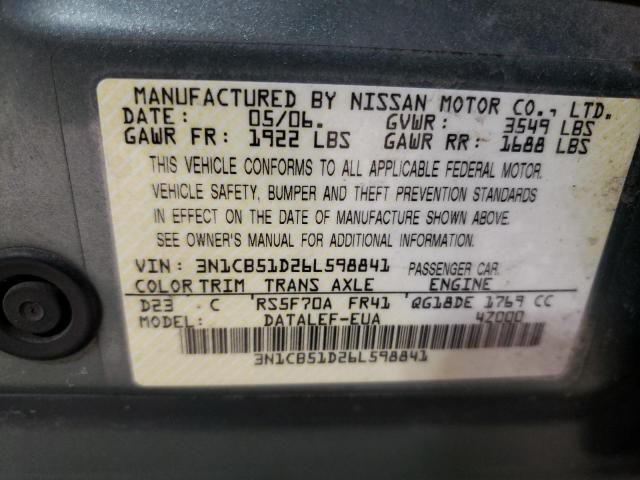 2006 Nissan Sentra 1.8