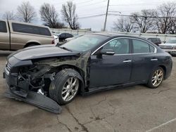 Salvage cars for sale at Moraine, OH auction: 2012 Nissan Maxima S