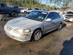 Salvage cars for sale at Harleyville, SC auction: 2001 Honda Accord EX