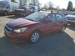 Salvage cars for sale at Portland, OR auction: 2013 Subaru Impreza