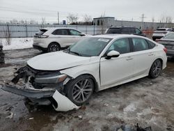 Salvage cars for sale from Copart London, ON: 2022 Honda Civic Touring