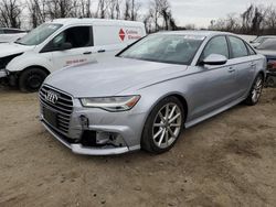 Carros salvage sin ofertas aún a la venta en subasta: 2018 Audi A6 Premium Plus