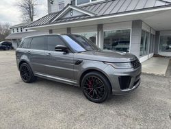 Salvage cars for sale at North Billerica, MA auction: 2018 Land Rover Range Rover Sport SVR