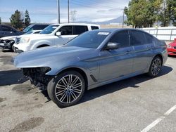 Salvage cars for sale at Rancho Cucamonga, CA auction: 2020 BMW 530E