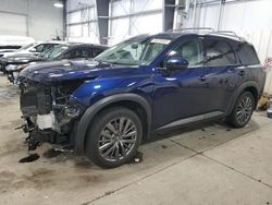 Salvage cars for sale at Ham Lake, MN auction: 2022 Nissan Pathfinder SL