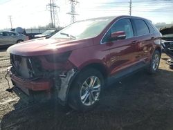 Salvage cars for sale at Elgin, IL auction: 2018 Ford Edge SEL