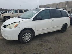 Salvage cars for sale at Fredericksburg, VA auction: 2005 Toyota Sienna CE