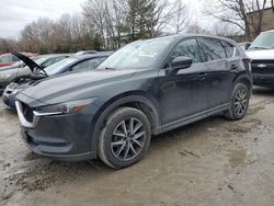 Salvage cars for sale at North Billerica, MA auction: 2017 Mazda CX-5 Grand Touring