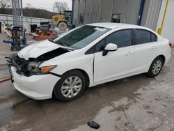 Salvage cars for sale at Lebanon, TN auction: 2012 Honda Civic LX