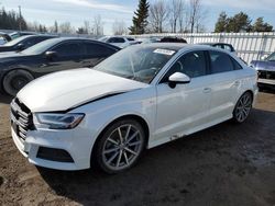 Salvage cars for sale at Bowmanville, ON auction: 2017 Audi A3 Prestige