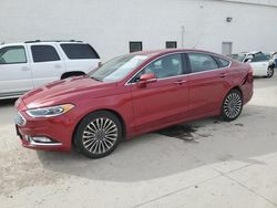 Salvage cars for sale at Farr West, UT auction: 2017 Ford Fusion Titanium