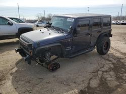 Salvage cars for sale at Woodhaven, MI auction: 2013 Jeep Wrangler Unlimited Sport