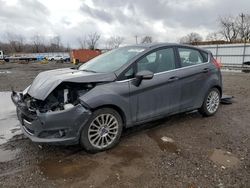 Salvage cars for sale at Chicago Heights, IL auction: 2015 Ford Fiesta Titanium