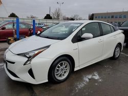 Salvage cars for sale at Littleton, CO auction: 2016 Toyota Prius