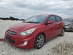 Salvage cars for sale at Taylor, TX auction: 2013 Hyundai Accent GLS