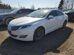 Salvage cars for sale at Bowmanville, ON auction: 2015 Lincoln MKZ Hybrid