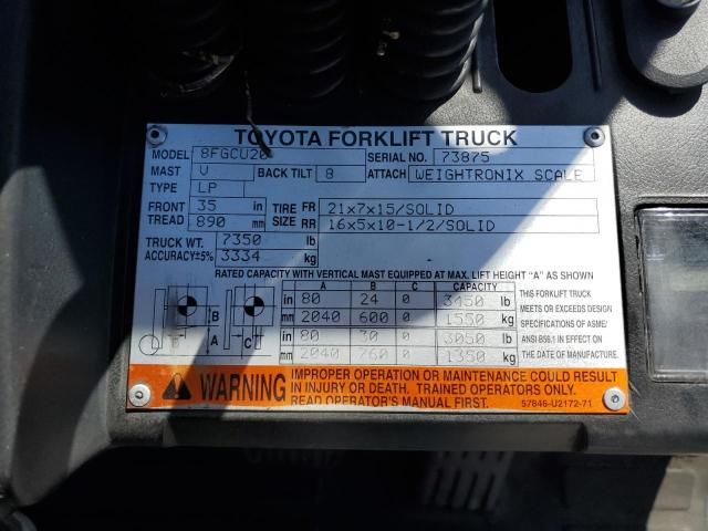 2016 Toyota Forklift