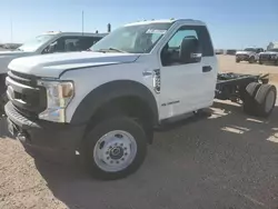 Salvage trucks for sale at Andrews, TX auction: 2022 Ford F550 Super Duty