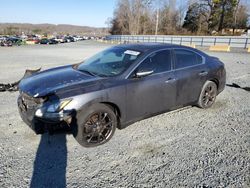 Salvage cars for sale at Concord, NC auction: 2012 Nissan Maxima S