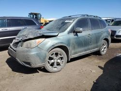 Salvage cars for sale at Brighton, CO auction: 2015 Subaru Forester 2.5I Touring