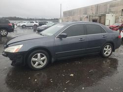 Salvage cars for sale at Fredericksburg, VA auction: 2005 Honda Accord EX