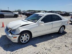 Salvage cars for sale at Houston, TX auction: 2003 Mercedes-Benz C 240