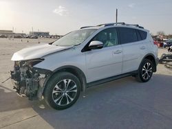 Salvage cars for sale at Grand Prairie, TX auction: 2015 Toyota Rav4 Limited