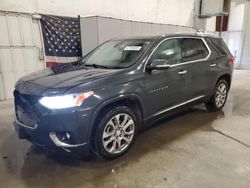 Salvage cars for sale at Avon, MN auction: 2018 Chevrolet Traverse Premier