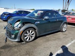 Salvage cars for sale at Van Nuys, CA auction: 2013 Mini Cooper Coupe S