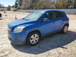 Vehiculos salvage en venta de Copart Knightdale, NC: 2016 Chevrolet Trax LS