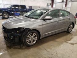 Salvage cars for sale at Avon, MN auction: 2018 Hyundai Elantra SEL