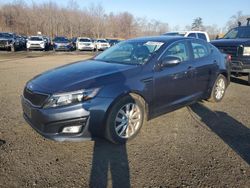 Salvage cars for sale at East Granby, CT auction: 2015 KIA Optima EX