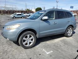 Salvage cars for sale at Wilmington, CA auction: 2009 Hyundai Santa FE SE