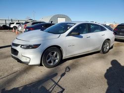 Chevrolet salvage cars for sale: 2018 Chevrolet Malibu LS