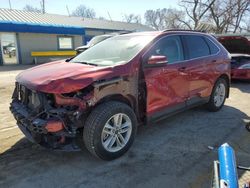 Salvage cars for sale at Wichita, KS auction: 2017 Ford Edge SEL