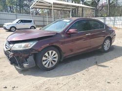 Salvage cars for sale at Austell, GA auction: 2014 Honda Accord EXL