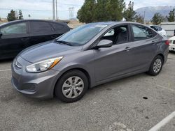 Salvage cars for sale at Rancho Cucamonga, CA auction: 2016 Hyundai Accent SE