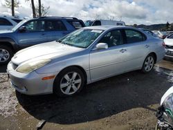 Salvage cars for sale at San Martin, CA auction: 2005 Lexus ES 330