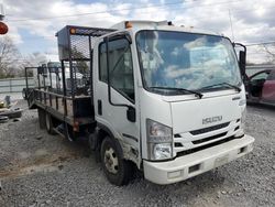 Salvage trucks for sale at Lebanon, TN auction: 2016 Isuzu NPR Flatbed Truck