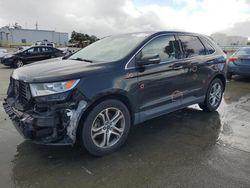 Salvage cars for sale at Martinez, CA auction: 2015 Ford Edge Titanium